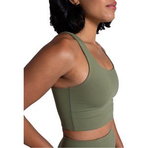 Girlfriend Collective Paloma Bra - Olive - Small